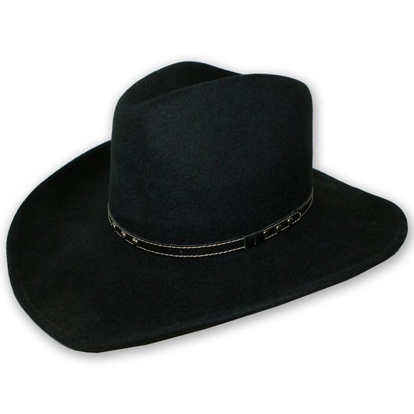 Crushable Packable 100% Wool Cowboy Hat, Bigalli - Picture 2 of 7